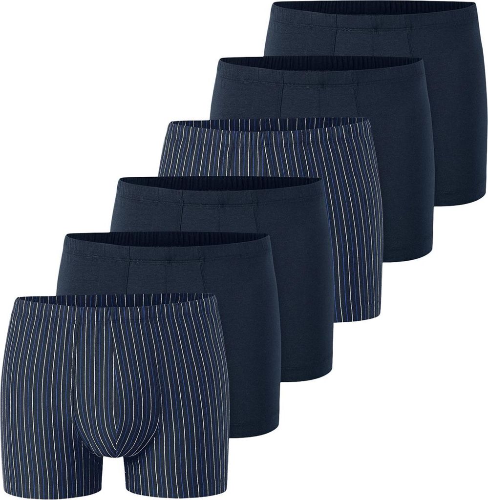Schiesser 6er Pack 95/5 Essentials Retro Short / Pant Bequemer Softbund, Perfekter Sitz, hoher Komfort, Elastisches Material