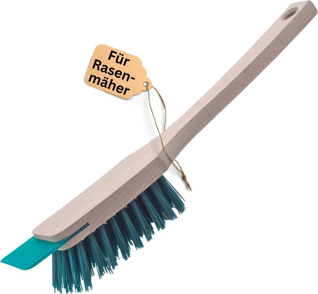 Novaliv Bürste Rasenmäher Reiniger Rasenmäherbürste mit Schaber 30cm Rasenmäher Bürste für Elektro Aufsitzrasenmäher & Sitzrasenmäher als ...