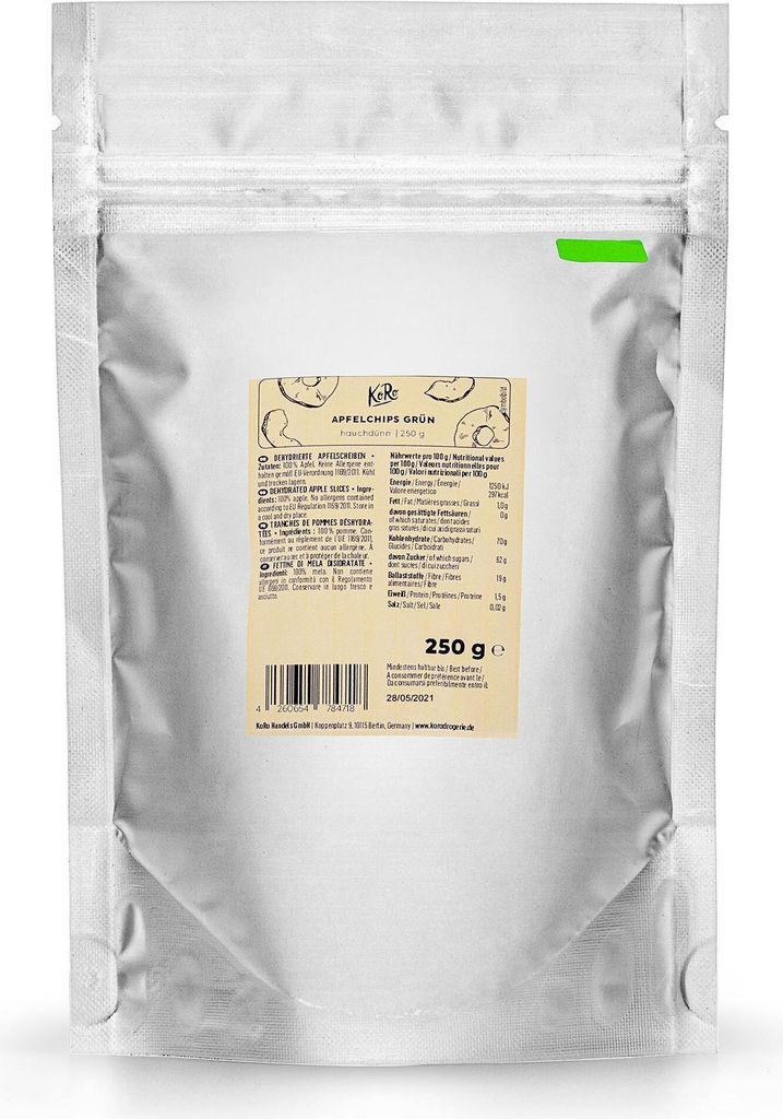 KoRo I Gefriergetrocknete Apfelstücke 500 g Produktbild 