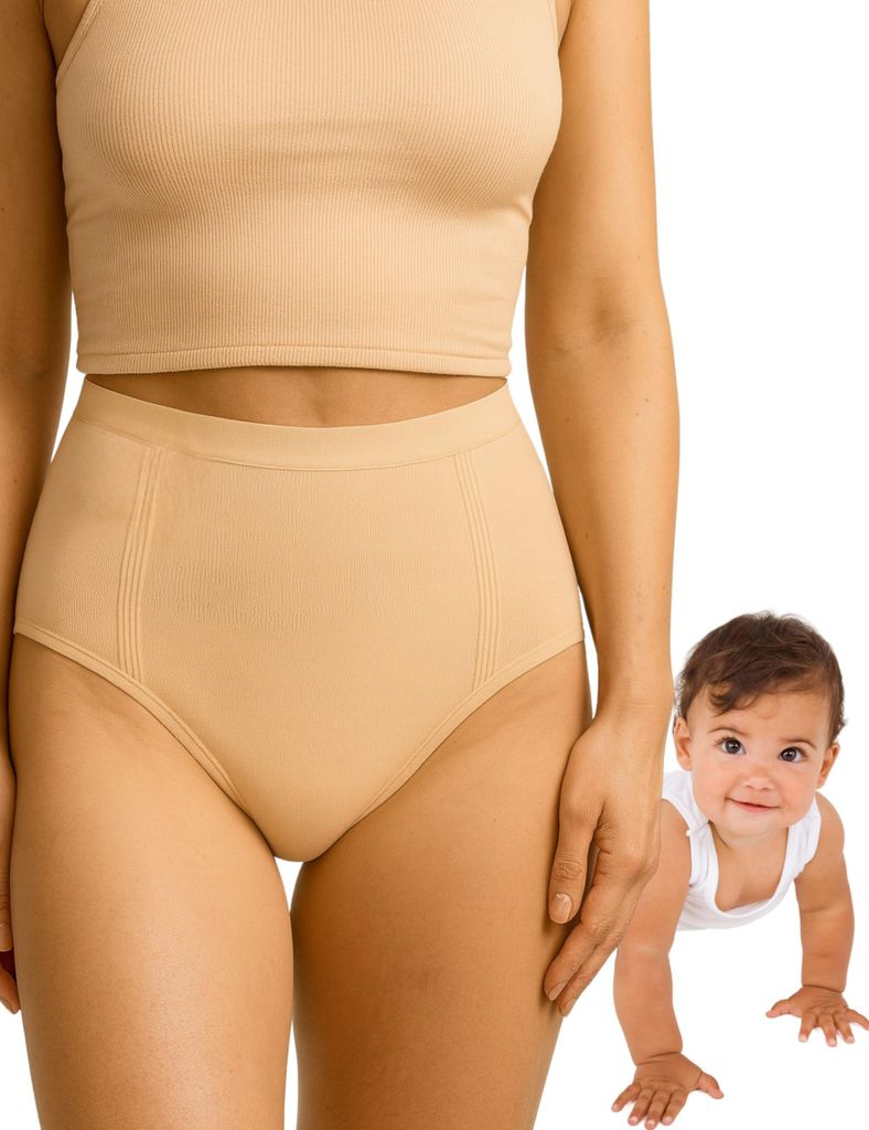 Mrs. Mum Kaiserschnitt Unterhose High Waist I Stützende Produktbild 