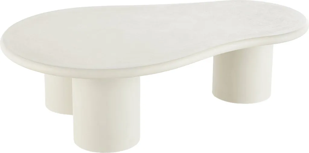 Table Basse de Salon Palmera Effet Béton Gris pour Intérieur Chic