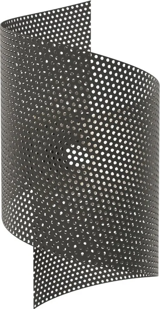 Luminaire Mural Moderne Noir avec Grille SPIRAL Emibig Culot G9 8W