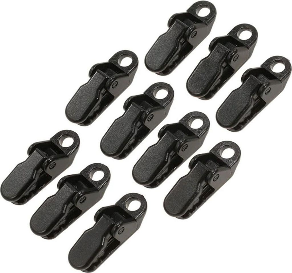 10 PC Clip -Markise -Klemme -TARP -Clips Schnappbügel Zelt Obrázek produktu 