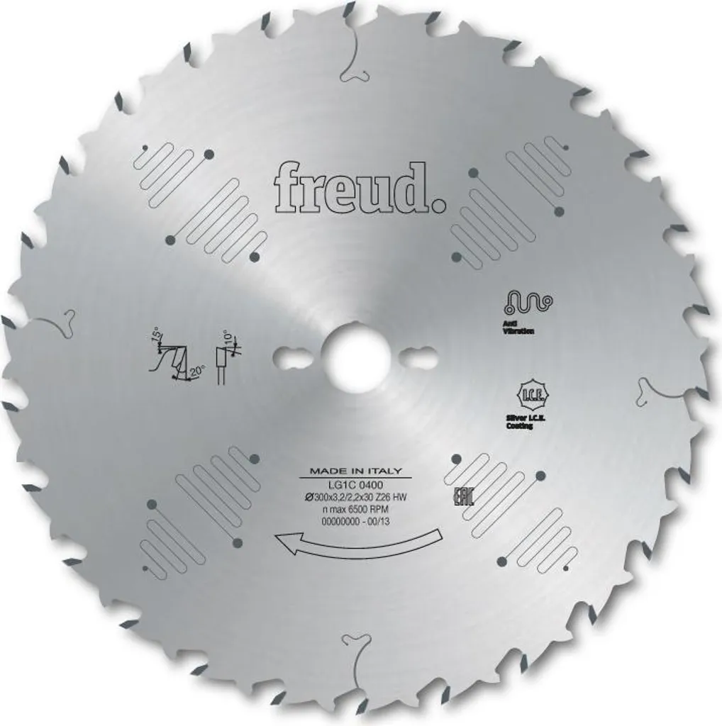Lame Freud Ø300 avec limiteur de recul pour coupe sécurisée - Z26 BA