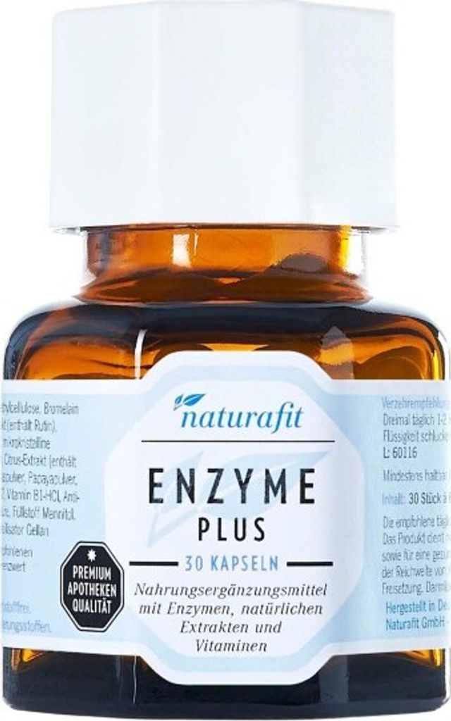 naturafit Enzyme Plus Kapseln, 30 St. Kapseln