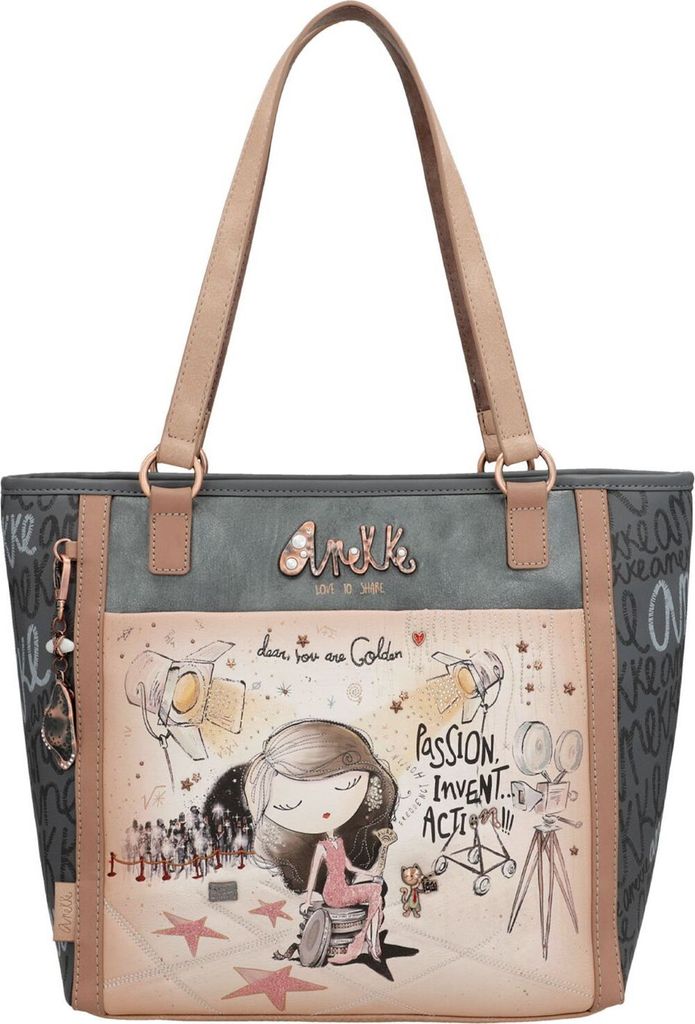 Anekke Shopper Hollywood Shopping Bag Multicolor mehrfarbig Produktbild 