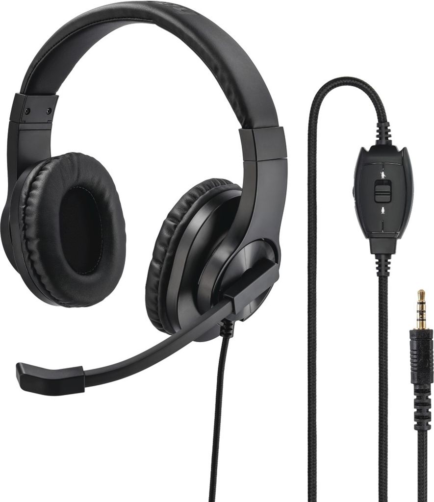 Hama PC-Office-Headset "HS-P350", Stereo, Schwarz