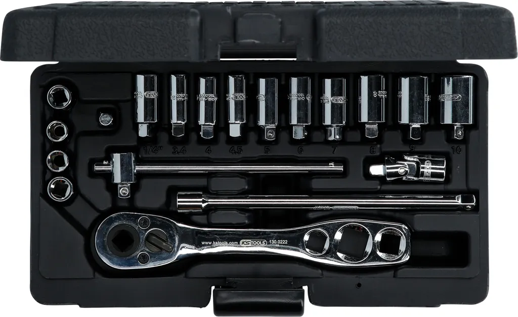 Coffret de douilles spéciales climatisation KS TOOLS 130.0300 - 19 pièces