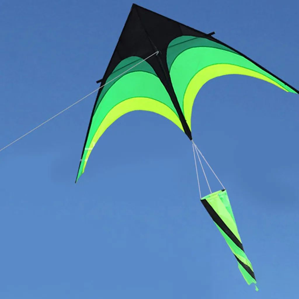 Cerf-volant facile à piloter 1,6m avec queue rotative et structure pro
