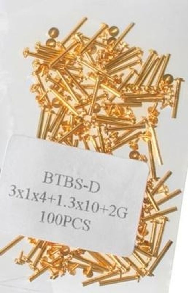 Mittelbandstege, Gold (VE 100 Stück) - 20mm Produktbild 