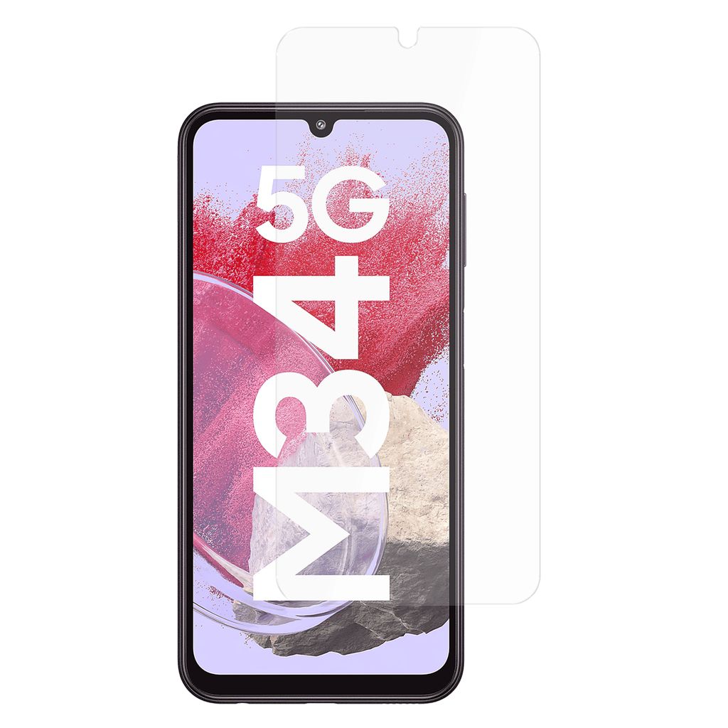 Schutzfolie Samsung Galaxy M34 - Panzerglas - Cazy - Transparant