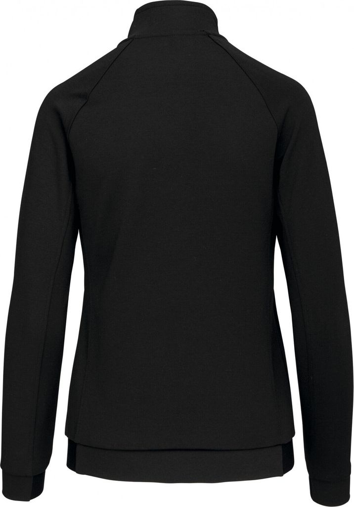 Proact Damen Sweatjacke Kapuzenpullover Sweatshirt Hoodie Pulli Basic, Größe:M, Farbe:Schwarz