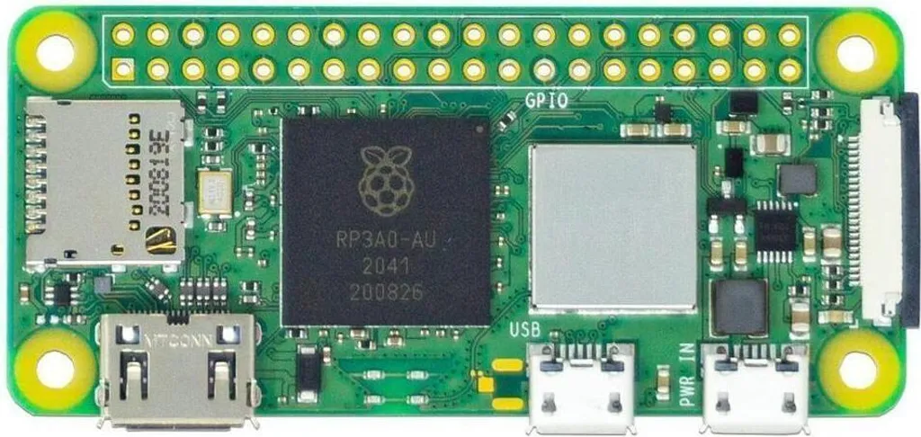 Raspberry Pi Zero 2W sans pins - Mini PC performant quad-core 1GHz