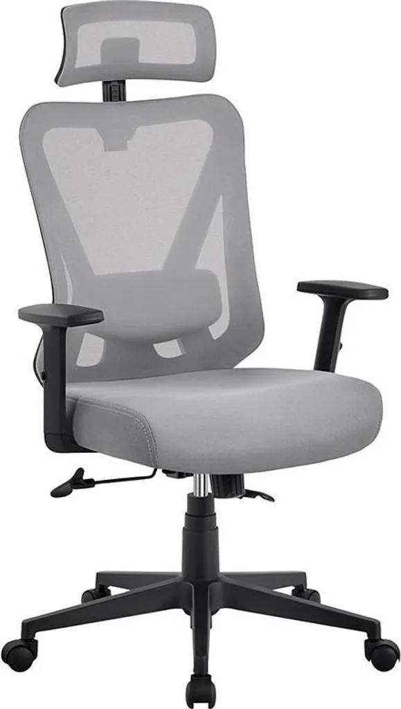 Sedia Ergonomica Grigio Chiaro 614285 | Design Minimalista Ufficio