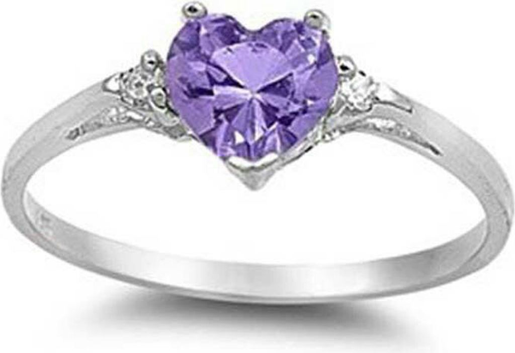 Damen-Ring, glänzender Zirkonia, eingelegtes Temperament, geometrisch, heller Glanz, Dekoration, Smaragd, herzförmig, Versprechensring, Modeschmu...