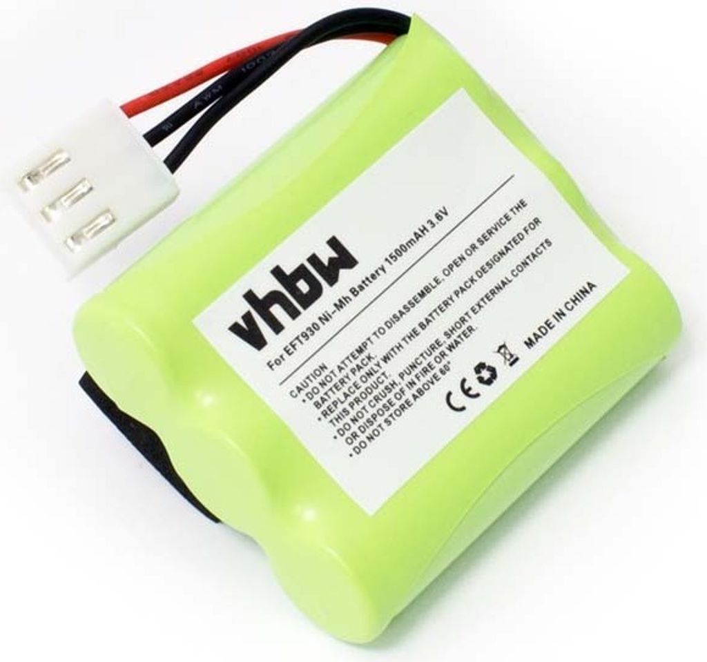 vhbw Akku Ersatz für Ingenico 251360788, MGL8602 für Barcodescanner POS (1500 mAh, 3,6 V, NiMH)