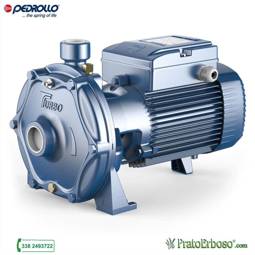 Turbo 2Tm 6A - Pedrollo einphasige elektrische Kreiselpumpe mit zwei Laufrädern