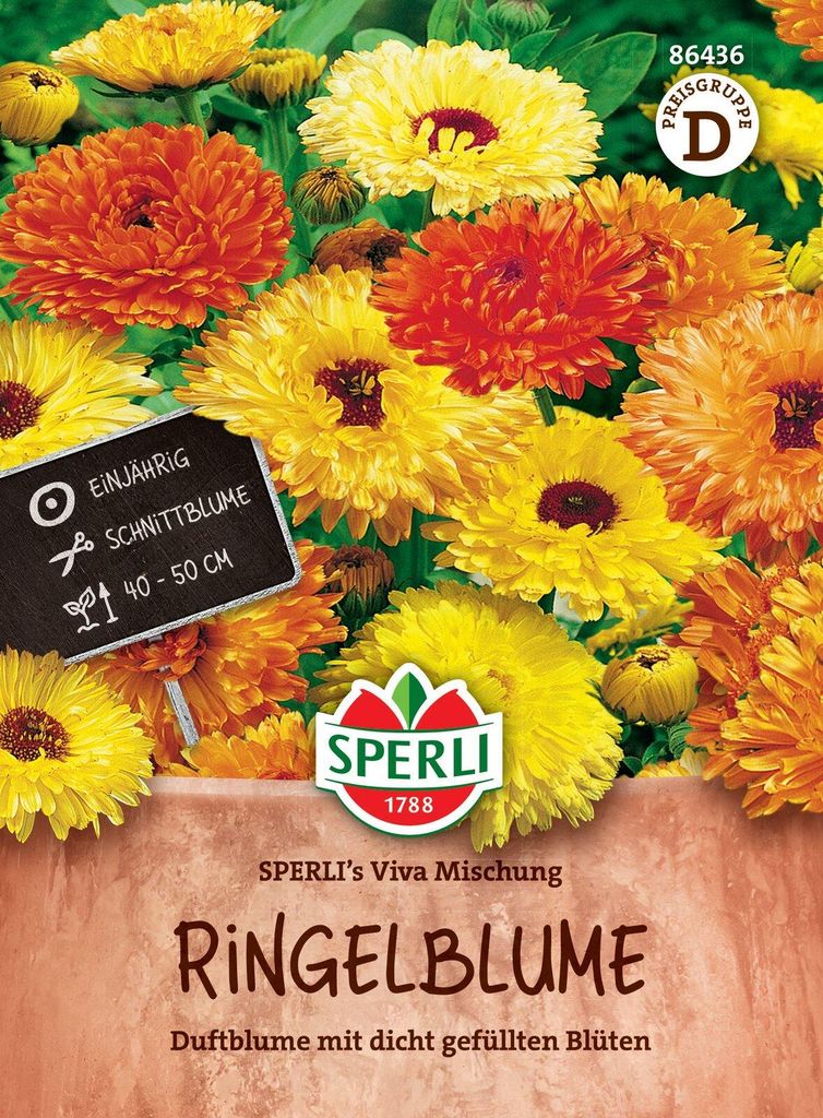 SPERLI Ringelblumensamen Viva 80 Pflanzen Produktbild 