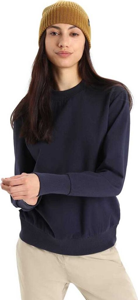 Icebreaker Merino Central Ii Sweatshirt Blau L Frau Blau L