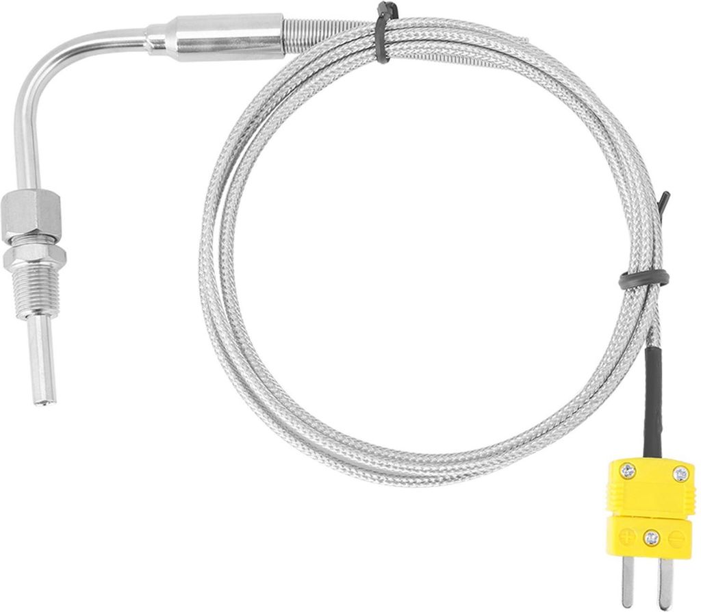 EGT Thermoelement K-Typ mit freiliegender Spitze & Steckverbinder für Abgastemperaturmessung
