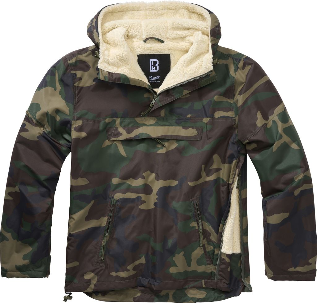Brandit Sherpa Windjacke Größe XXL Farbe Wald