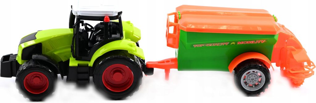 Traktor mit Anhänger Landmaschine Spielzeugtraktor Bauernhof Fahrzeug für Kinder Groß