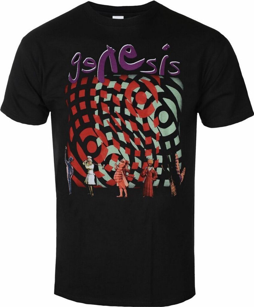 Genesis - T-Shirt für Herren/Damen Uni RO7414 (M) (Schwarz)