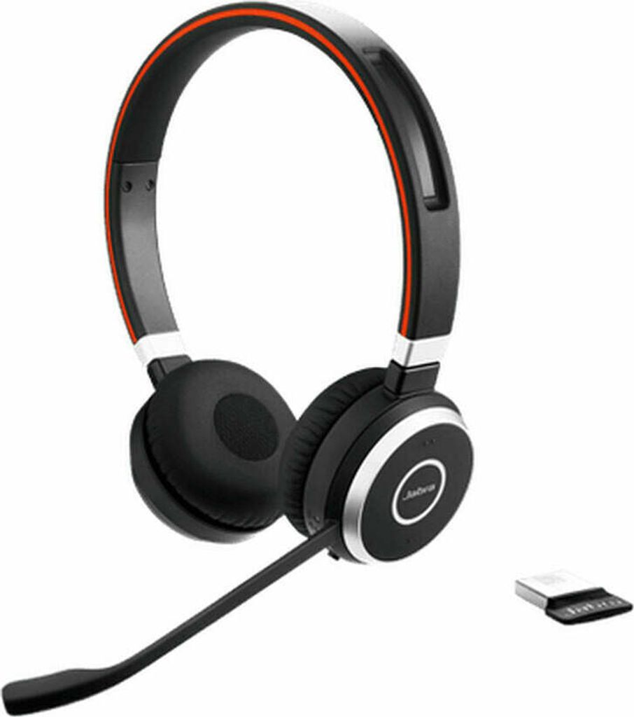 Jabra Evolve 65 SE Duo Headset schwarz Produktbild 