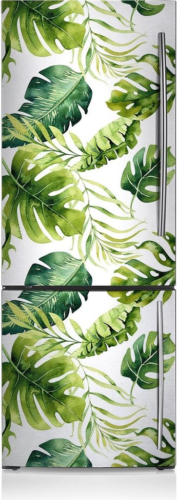 Kühlschrankmagnete Kühlschrank Magnetfolie Magnete Küche 60x180 cm - Exotische Blätter