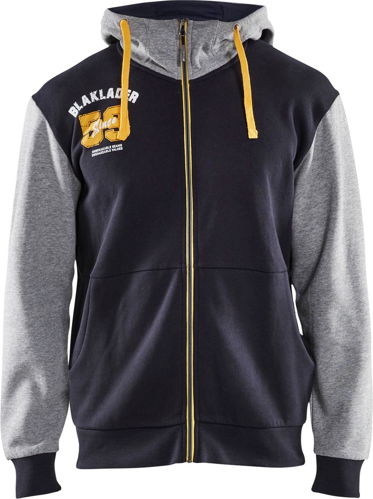 Blakläder Kapuzenjacke 9406 1157 limited Dunkel Marineblau/Grau Melange, Größe:M