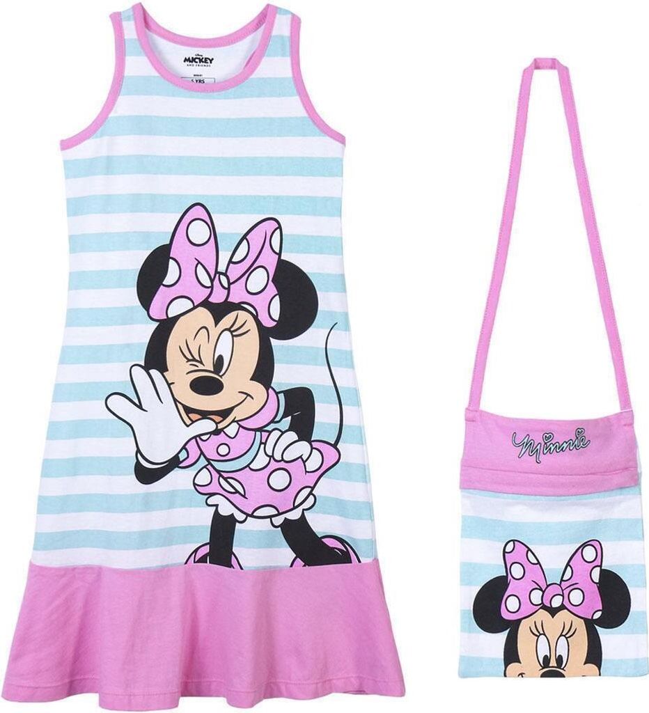 Sommerkleid mit Tasche Disney Minnie Mouse Bunt 92 cm
