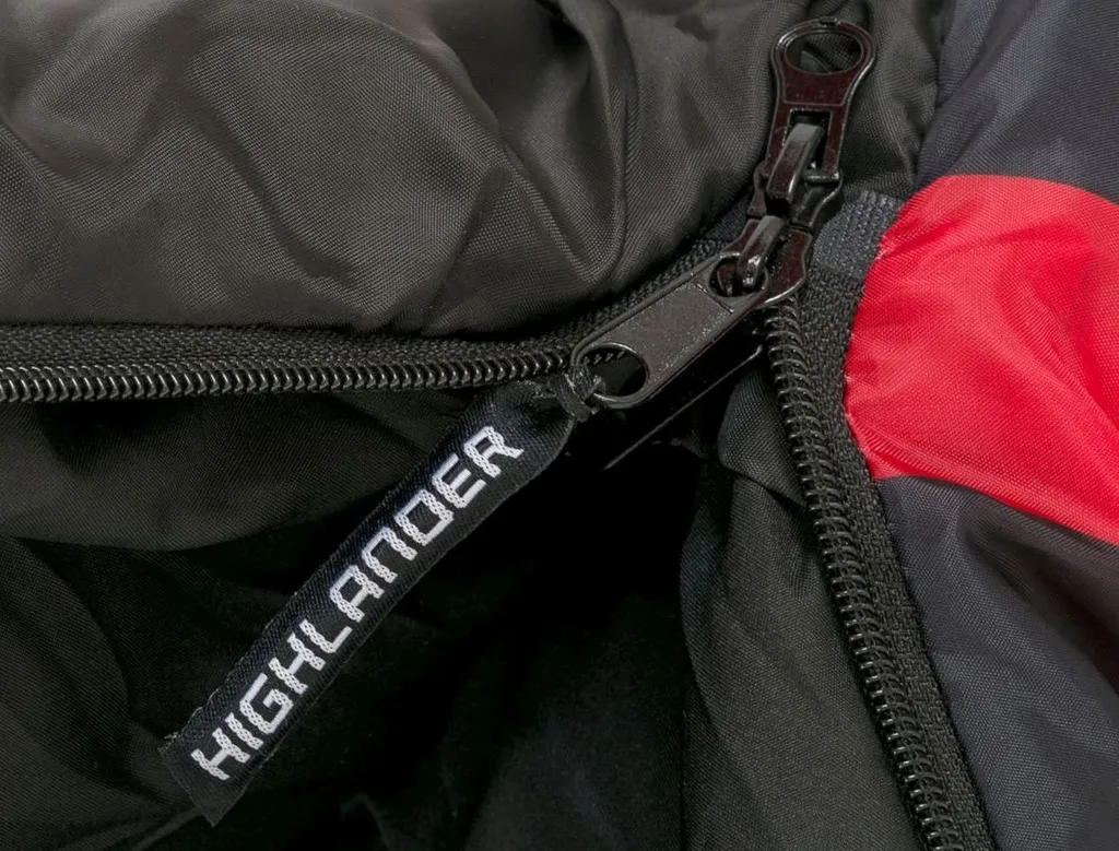 Sac de couchage Highlander Creature enfant rouge pour camping et scout - 11