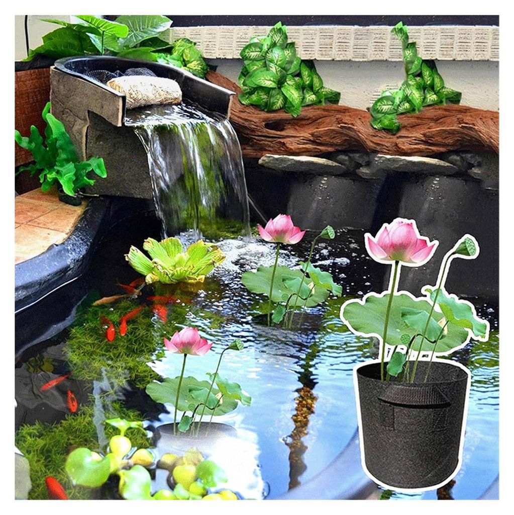 Pflanzgefäße für Wasserpflanzen, wiederverwendbare Lilienkörbe mit Netzdesign, Zubehör für Wassergärten im Freien