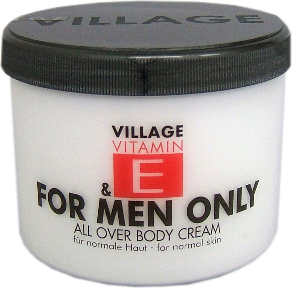 Village Cosmetics Bodycream Vitamin E for men Körpercreme Körperpflege f. Männer