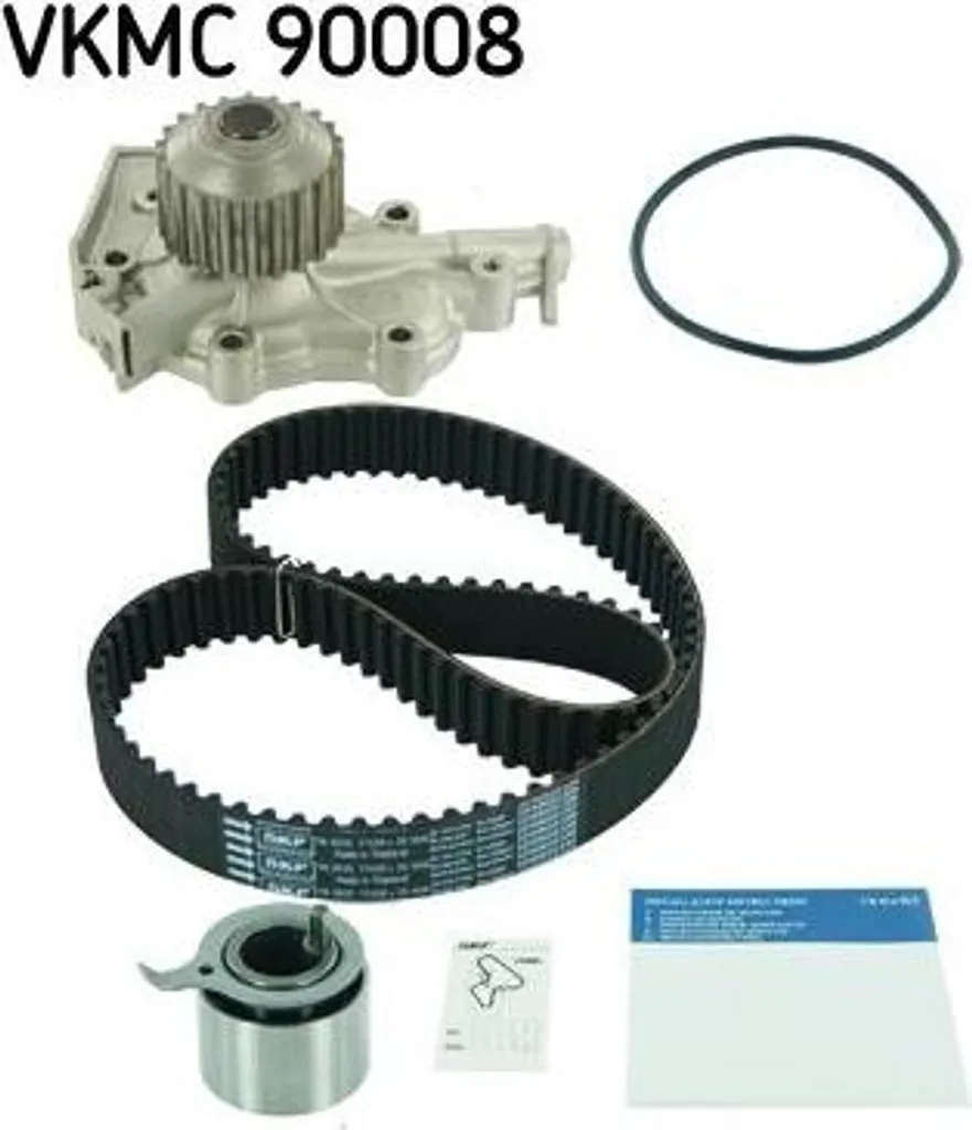 Pompe à eau et kit de courroie de distribution renforcée SKF