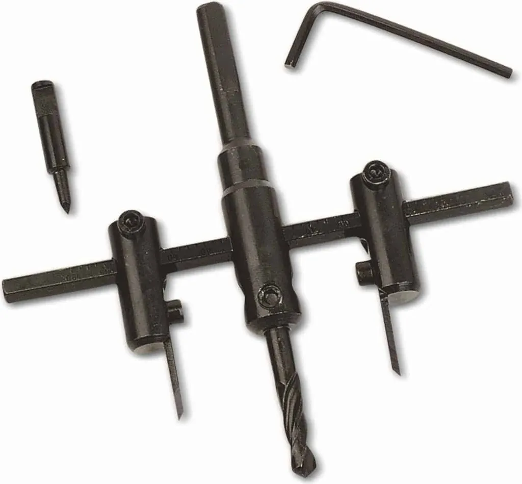 Découpe-cercle réglable Brüder Mannesmann 537 pour perceuse électrique