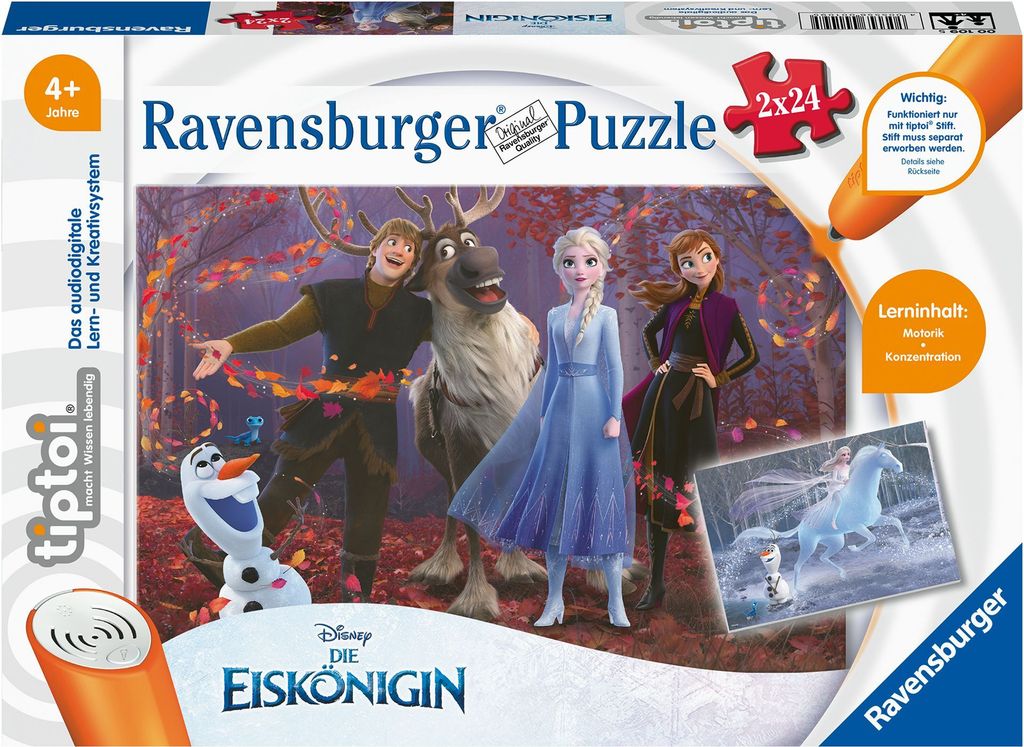 tiptoi Puzzle für kleine Entdecker: Disney Die Eiskönigin Ravensburger 00109