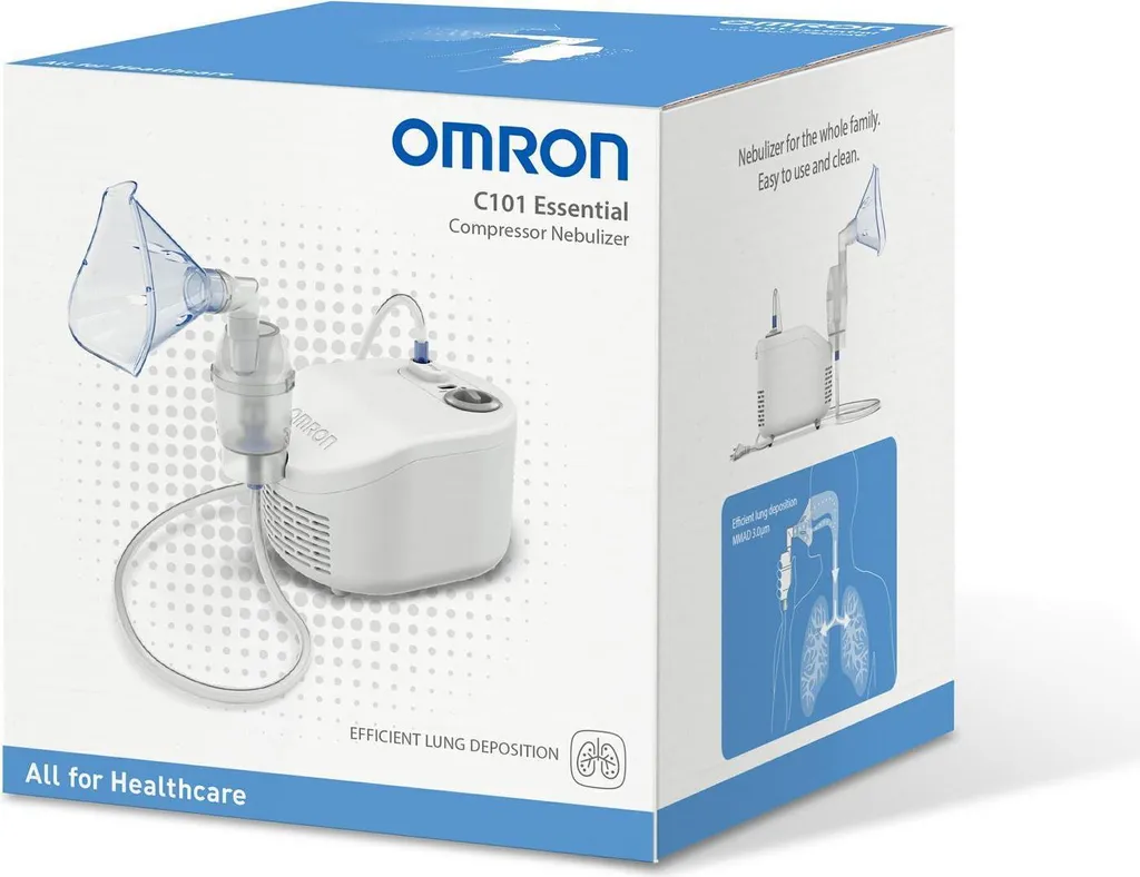 Inhalateur OMRON C101 Essential avec Solution Vincentka Pack Complet - 3