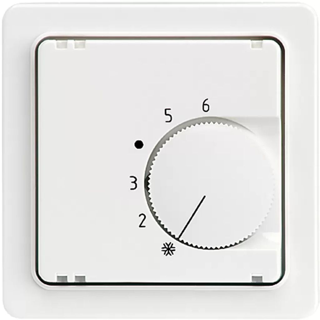 ELSO 227104 Zentralplatte für Temperaturreglereinsatz reinweiss
