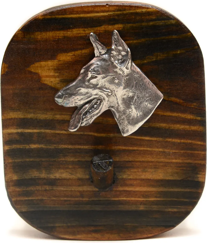 Idea Regalo Dobermann: Portamedaglie e Gancio Chiavi Art-Dog Metallo