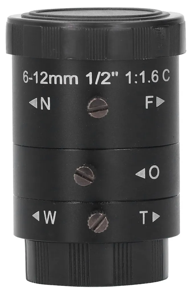 Zoom Optique Industriel 3 MP KP0612 pour Caméra de Vision Artificielle