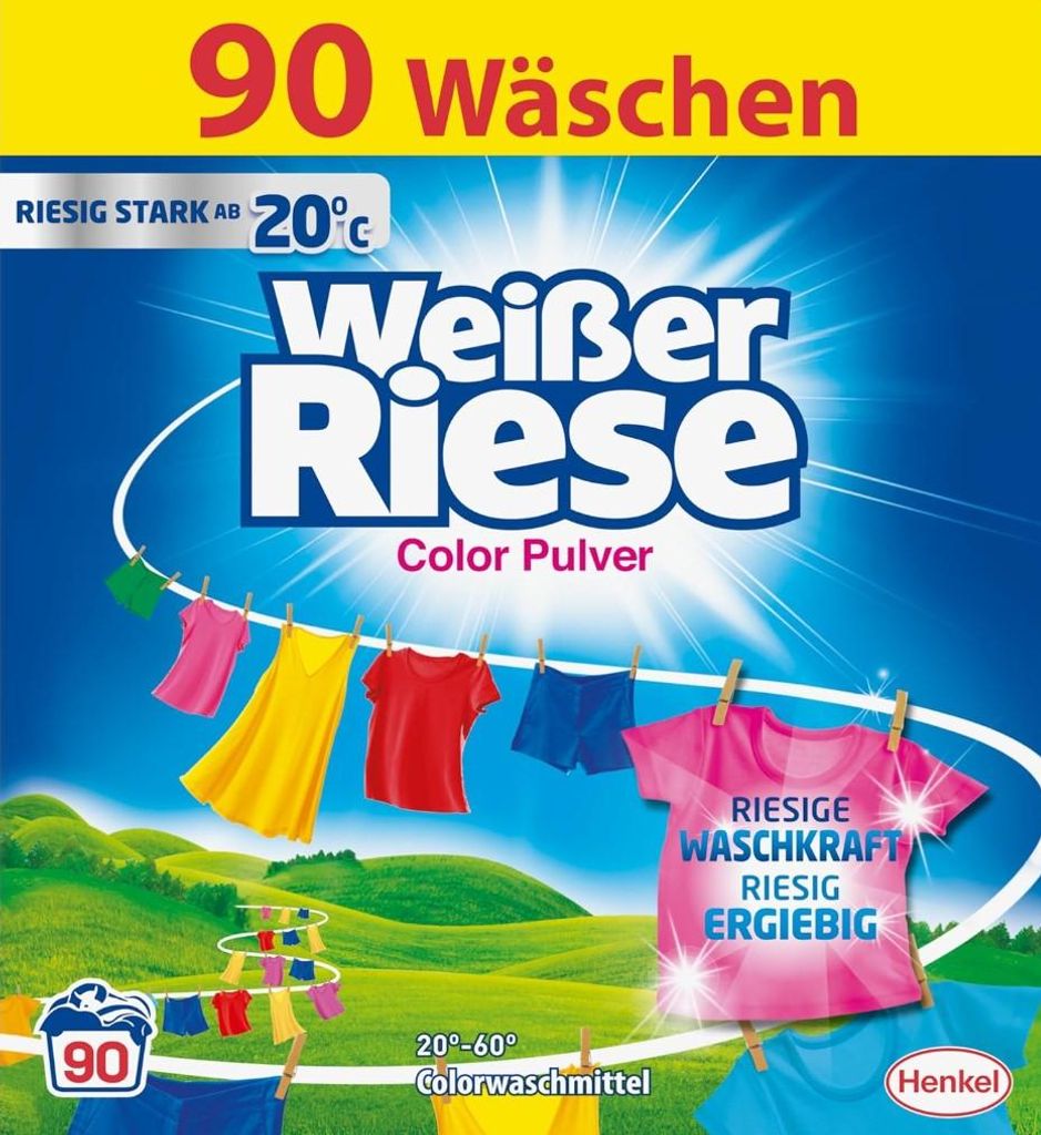 Weißer Riese Color Waschmittel Pulver 4.5 kg Produktbild 