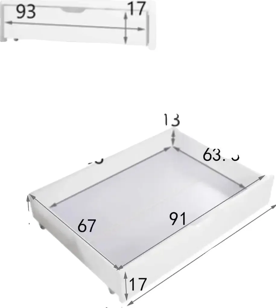 Boîtes de rangement blanc au design peu encombrant montage facile