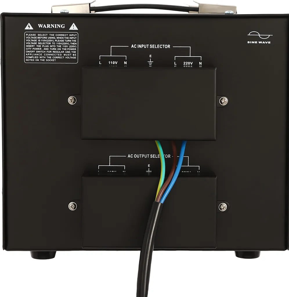 Transformateur 5000W pour utiliser votre Électroménager US 110V sur du 220V - 3