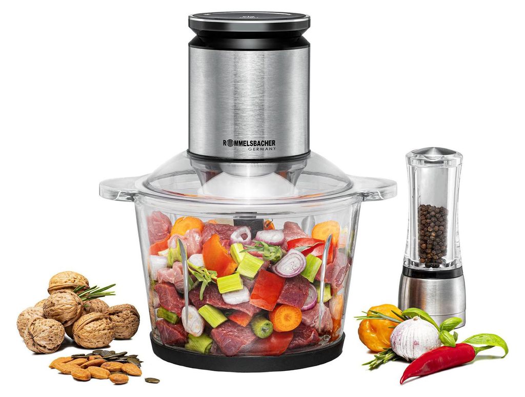 ROMMELSBACHER Multi-versnipperaar 800 W 2,7 l glas MZ 800 Productafbeelding 