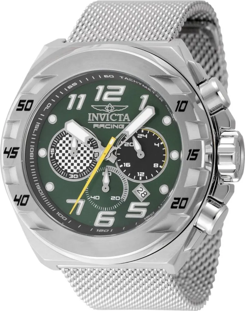 Specifiche Invicta Racing 47200 Orologio Uomo 48mm Verde Acciaio
