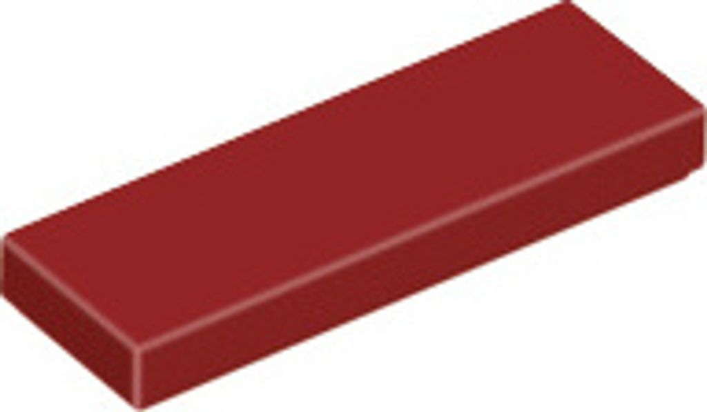 25 Stück LEGO, Teil Nr. 63864 in Dunkelrot (Dark Red) Produktbild 