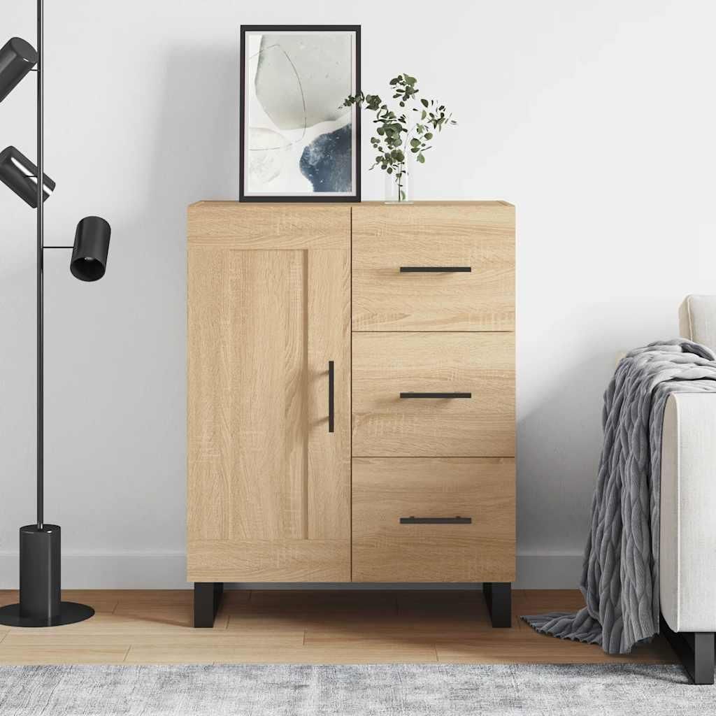 vidaXL Sideboard Sonoma-Eiche 69,5x34x90 cm Holzwerkstoff