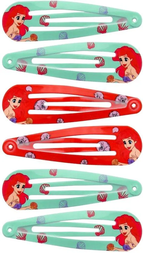 Lot de 6 petites barrettes en matière naturelle couleur taupe élégantes
