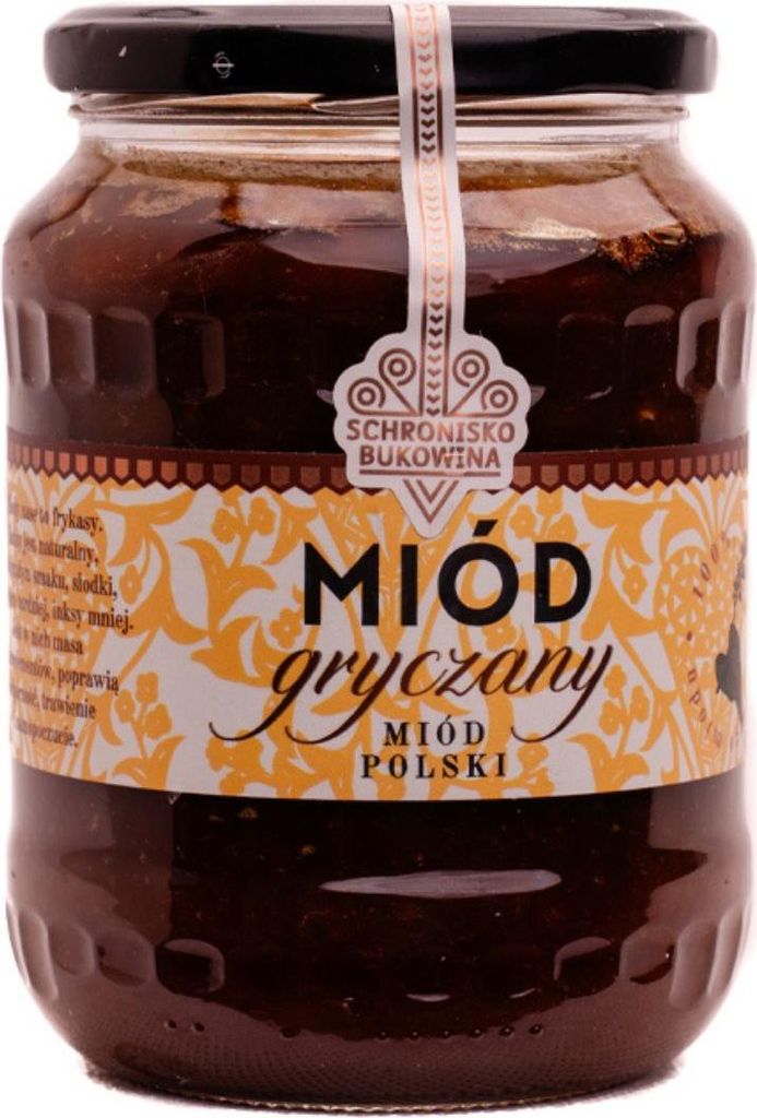 Großer Buchweizenhonig 710ml/1kg - Schronisko Bukowina Produktbild 